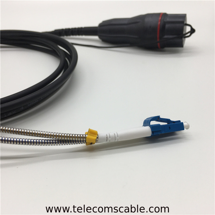 IP67 Defense Waterproof Fiber Optical Cable with Fullaxs LC for Ericsson